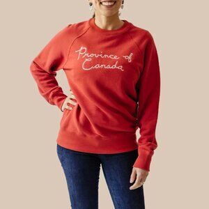 Province of Canada hand script sweatshirt